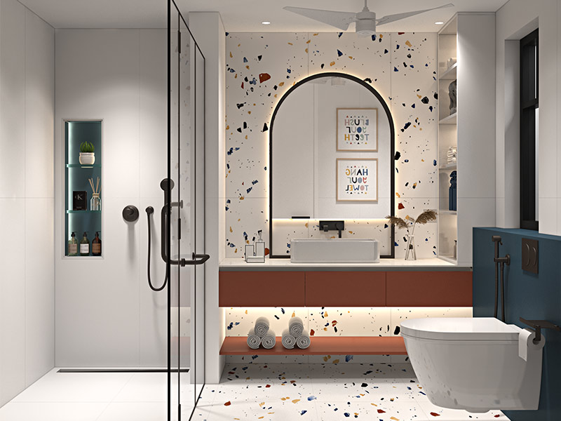 Chic small bathroom design idea for your space – beautiful hom